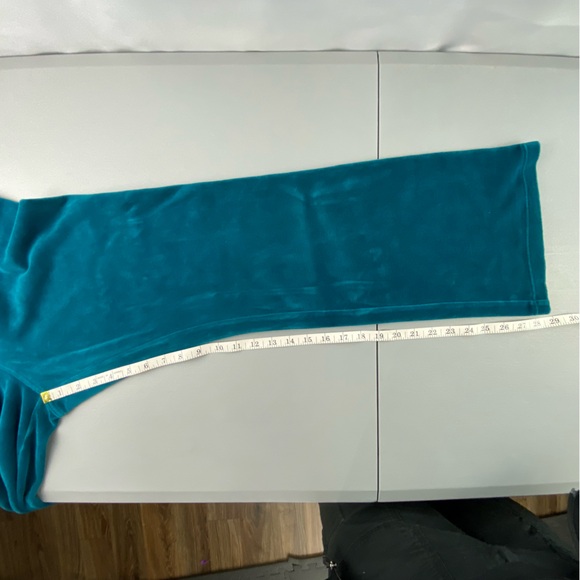 Y2K Express Teal Velvety Soft Terry Cloth Tracksuit Women's size Medium - Picture 13 of 15